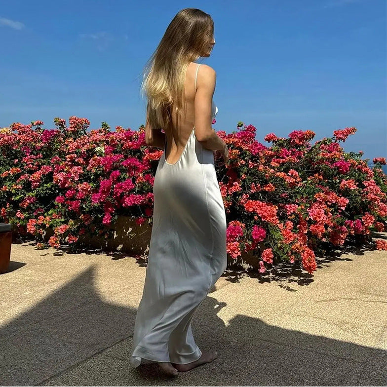 Sleek Off-Shoulder Bodycon Maxi Dress